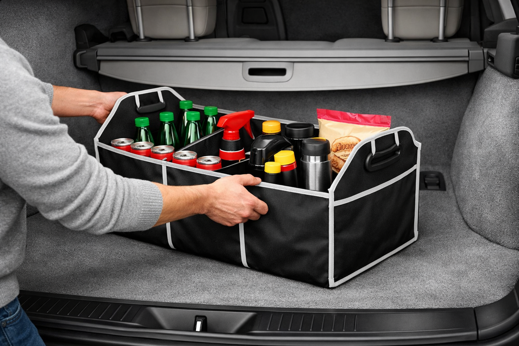Premium Trunk Organizer | Multi-Pocket | Large Capacity Folding Storage Bag
