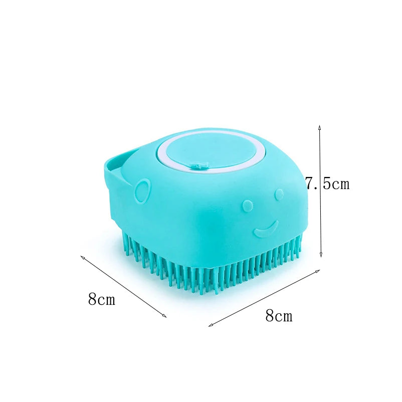 Pet Bath Massage Gloves Soft Safety Silicone