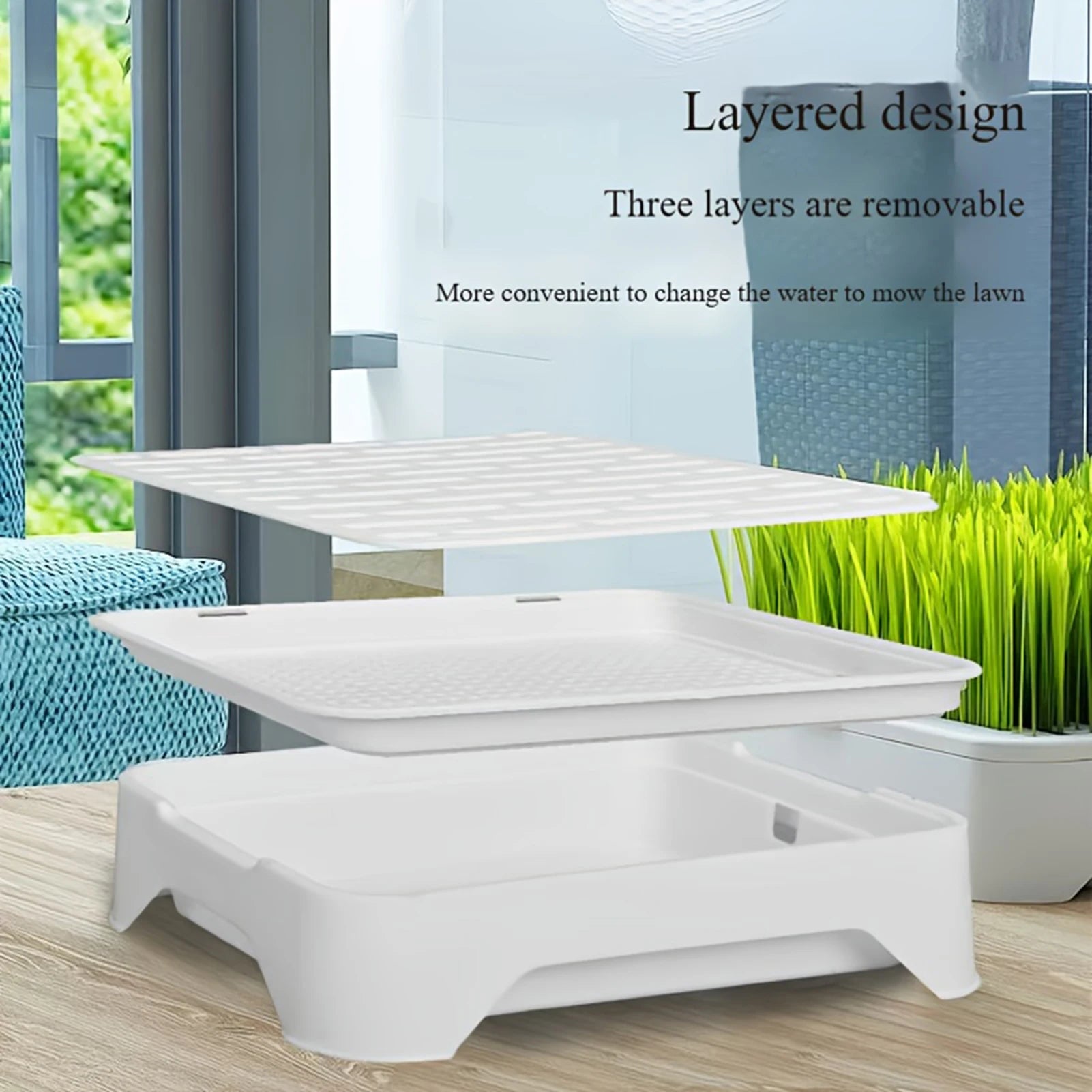 Eco-Friendly Grass Growing Pot
