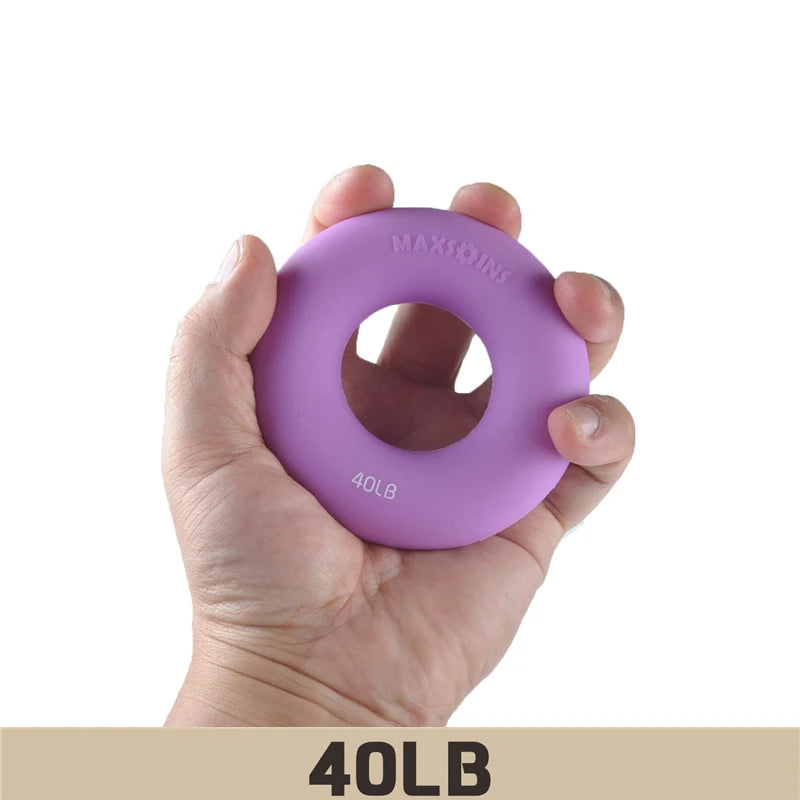 Silicone Hand Grip Ring – Finger Trainer & Grip Strengthener for Rehab and Stress Relief