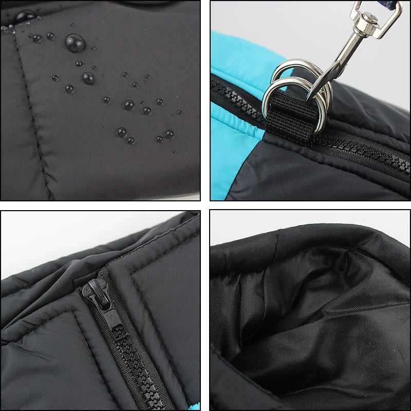 Luxury Winter Dog Jacket – Waterproof Warm Coat for Golden Retrievers & Large Breeds