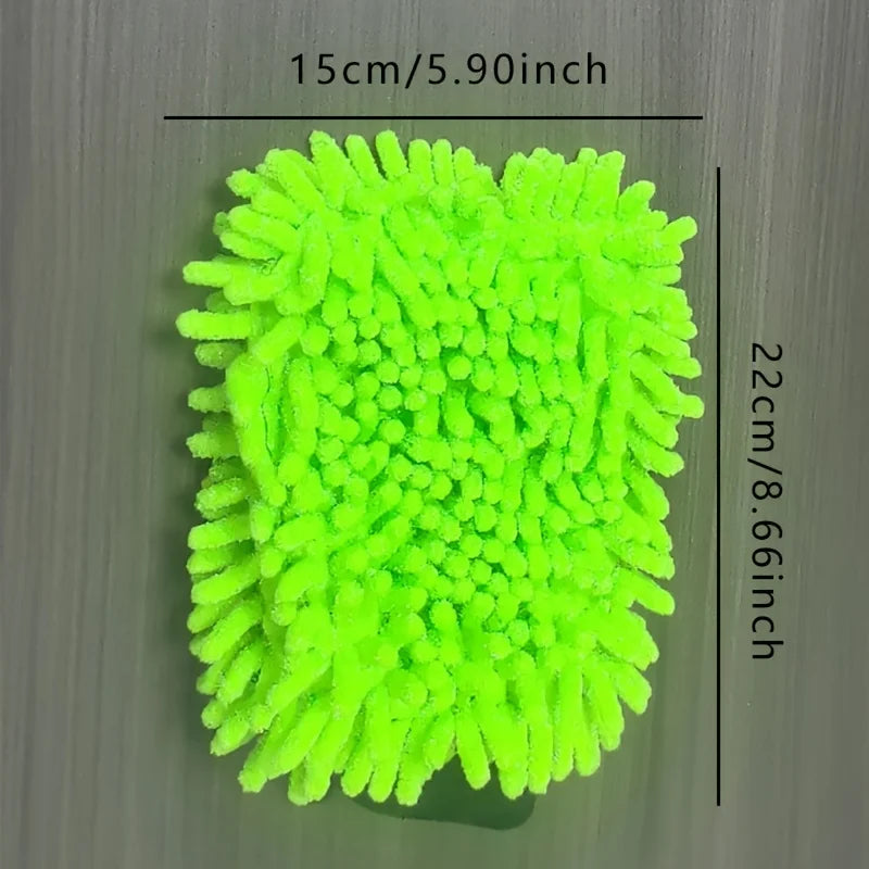 Premium Lint‑Free Microfiber Wash Mitt Set