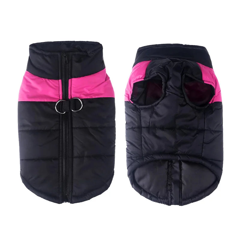 Luxury Winter Dog Jacket – Waterproof Warm Coat for Golden Retrievers & Large Breeds