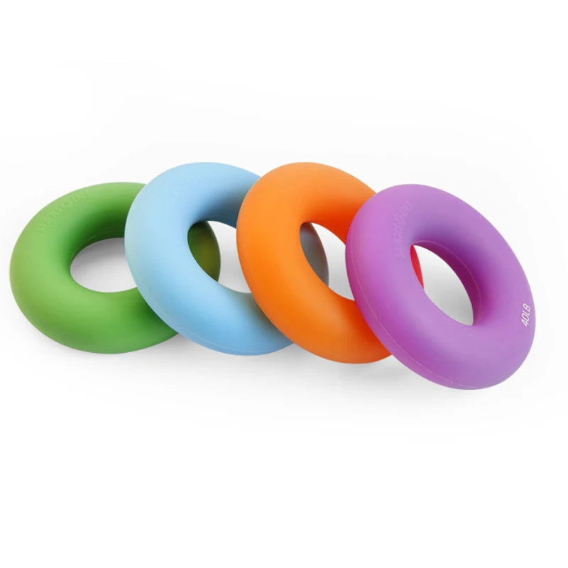 Silicone Hand Grip Ring – Finger Trainer & Grip Strengthener for Rehab and Stress Relief