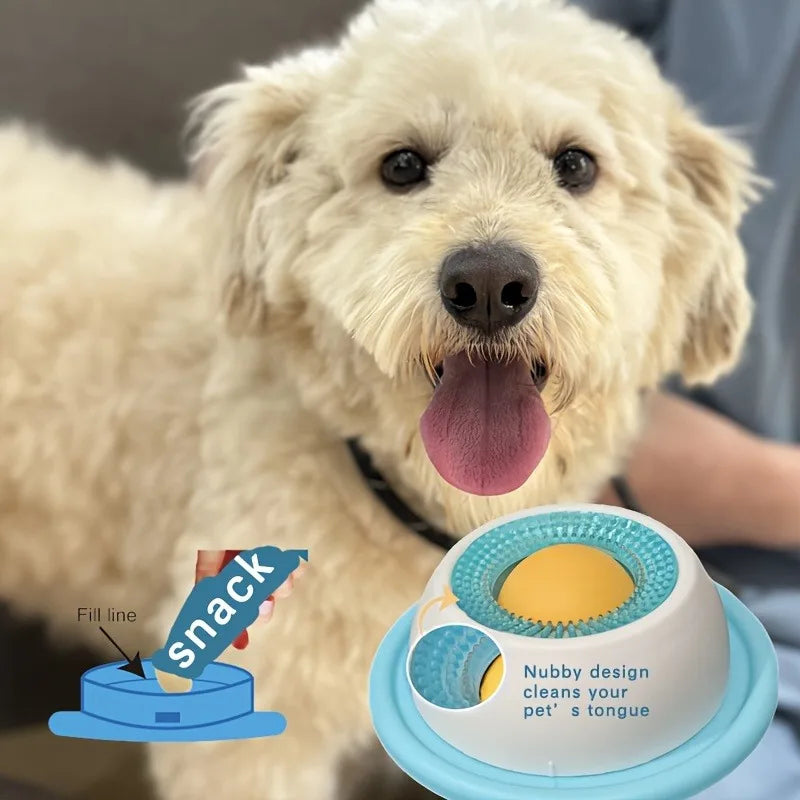 Interactive Pet Lick Mat Yogurt Licking Plate Slow Feeder