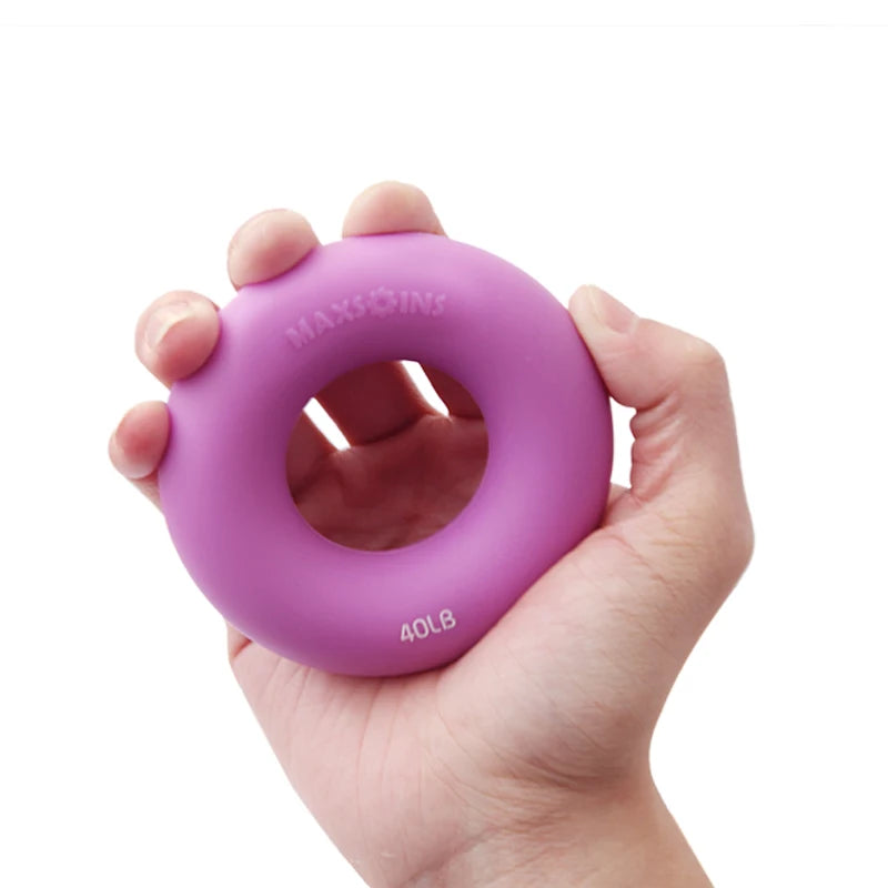 Silicone Hand Grip Ring – Finger Trainer & Grip Strengthener for Rehab and Stress Relief
