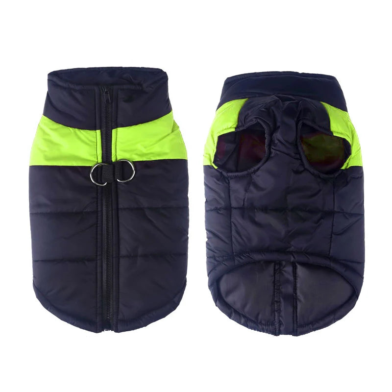 Luxury Winter Dog Jacket – Waterproof Warm Coat for Golden Retrievers & Large Breeds