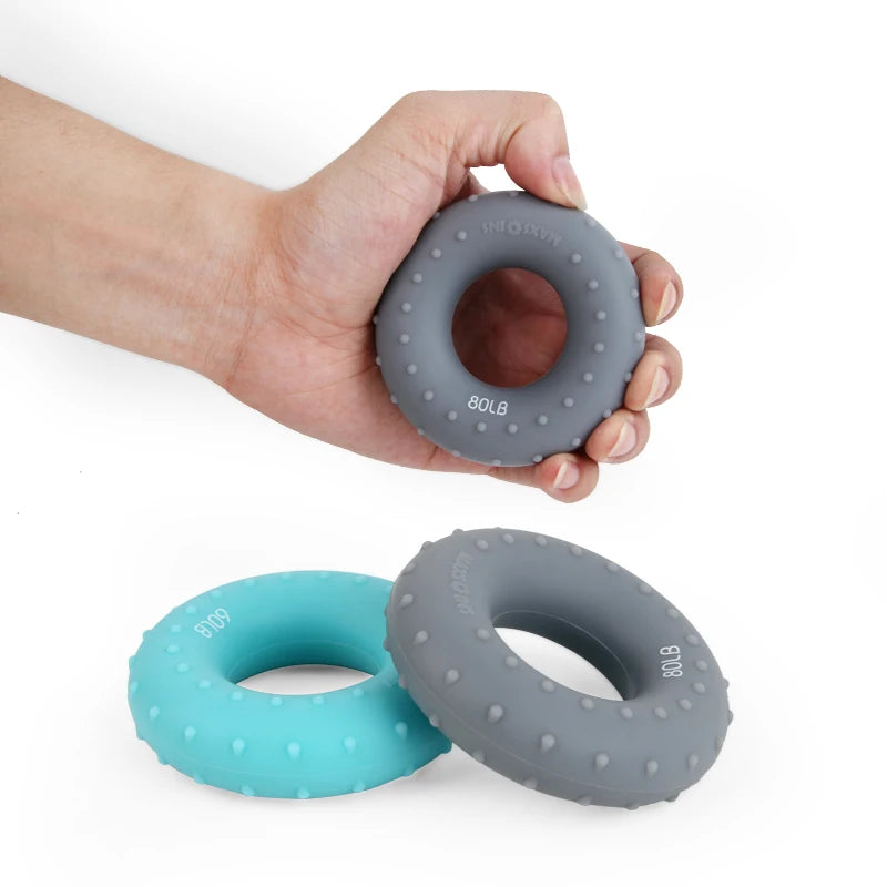 Silicone Hand Grip Ring – Finger Trainer & Grip Strengthener for Rehab and Stress Relief