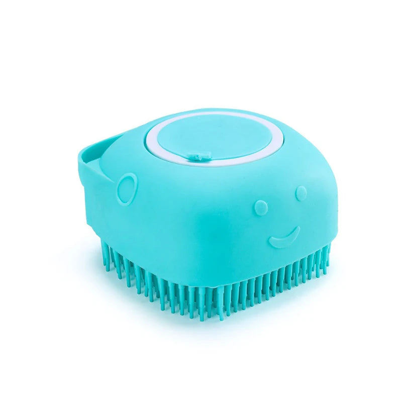 Pet Bath Massage Gloves Soft Safety Silicone