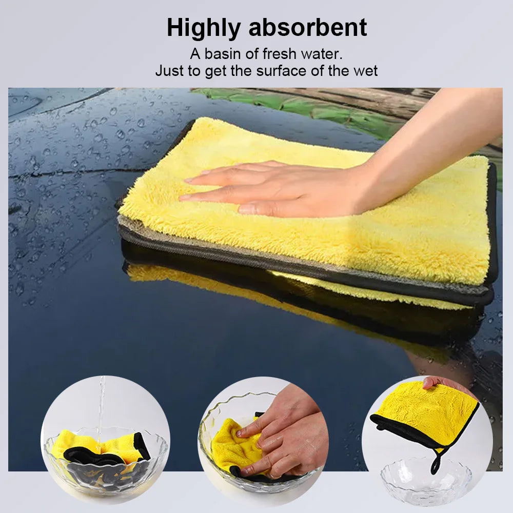 High‑Density Microfiber Detailing Towel (30×30 / 60 cm)