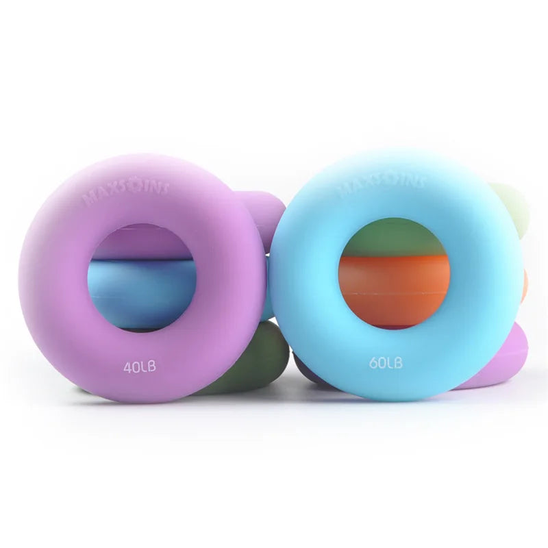 Silicone Hand Grip Ring – Finger Trainer & Grip Strengthener for Rehab and Stress Relief